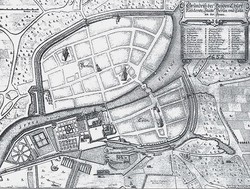 Mittelalterliche Stadtmauer (Memhardt 1652)