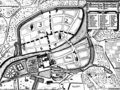Bild 1 , Memhardt-Plan 1652 Memhardt-Plan 1652